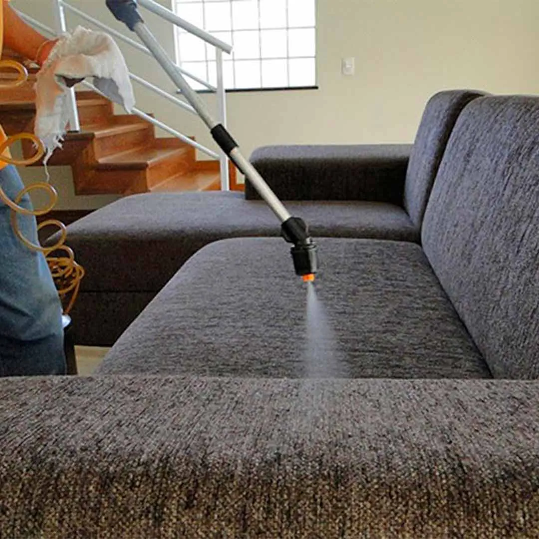 Serviços profissionais de limpeza e higienização de estofados, carpetes, cortinas, colchões e sofás